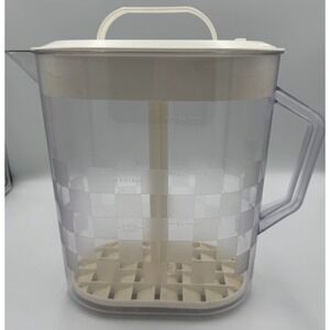 Pampered Chef Quick Stir Pitcher #2275 Family Size 1-Gallon Checkerboard USA
